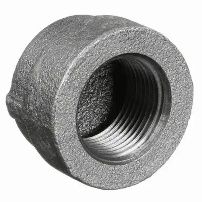 Black Malleable Cap