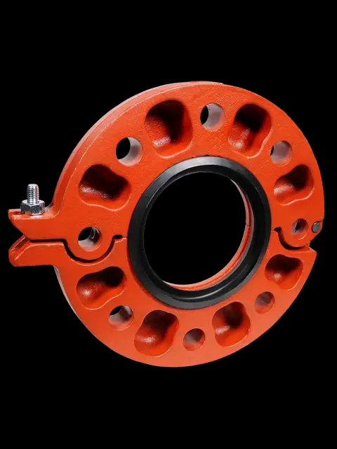 4" Grooved Hinged Flange Adapter
