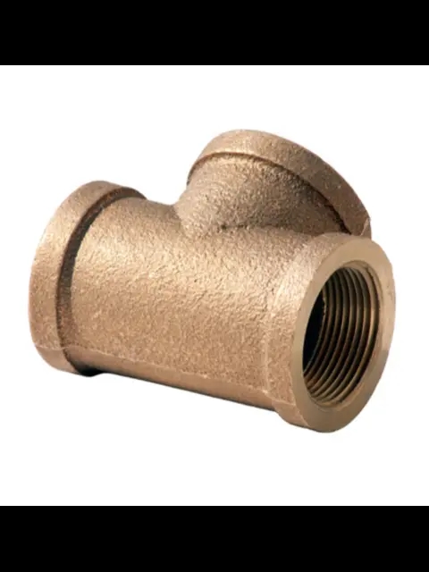 BF B-T01 1/4" BRASS TEE
