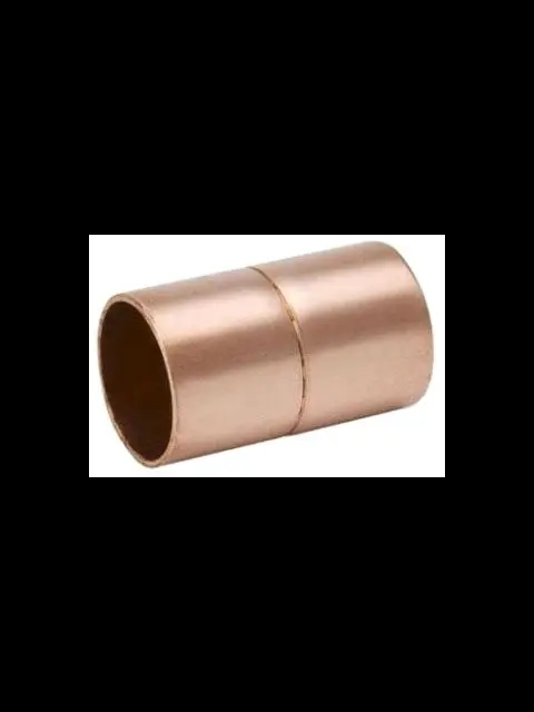 2-1/2" Copper Rolled Stop Coupling
