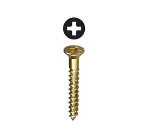 Dottie #10 X 1-1/2" Phillips Flat Head Wood Screw