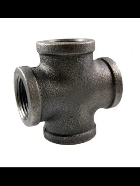 2-1/2"Black Malleable Cross
