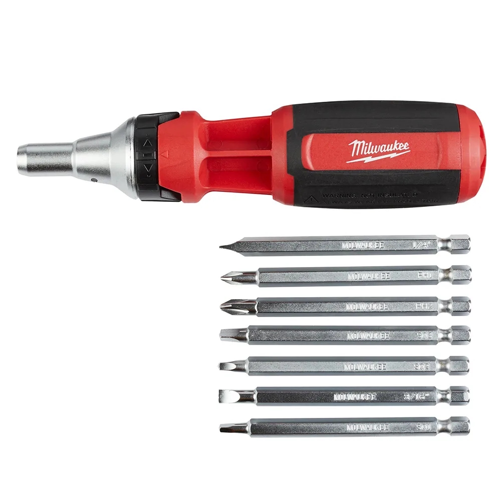 9-In-1 Square Drive Ratcheting Multi-Bit Driver