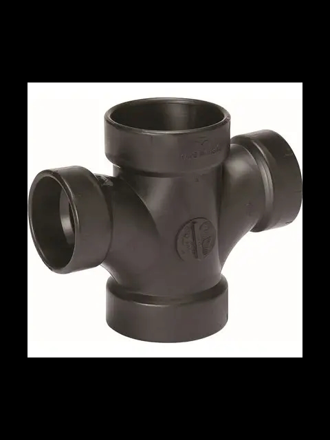 2" X 1-1/2" ABS Double Sanitary Tee