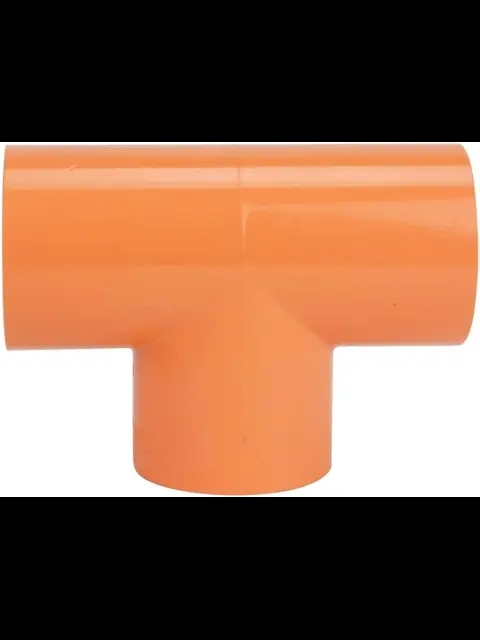 Tyco BlazeMaster 2-1/2" X 2-1/2" X 1-1/2" Orange CPVC Tee