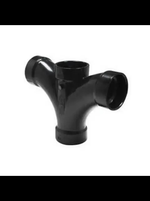 3" ABS Double Fixture Tee