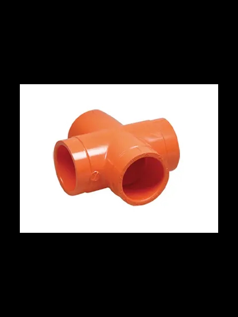Tyco BlazeMaster 1-1/2" Orange CPVC Cross