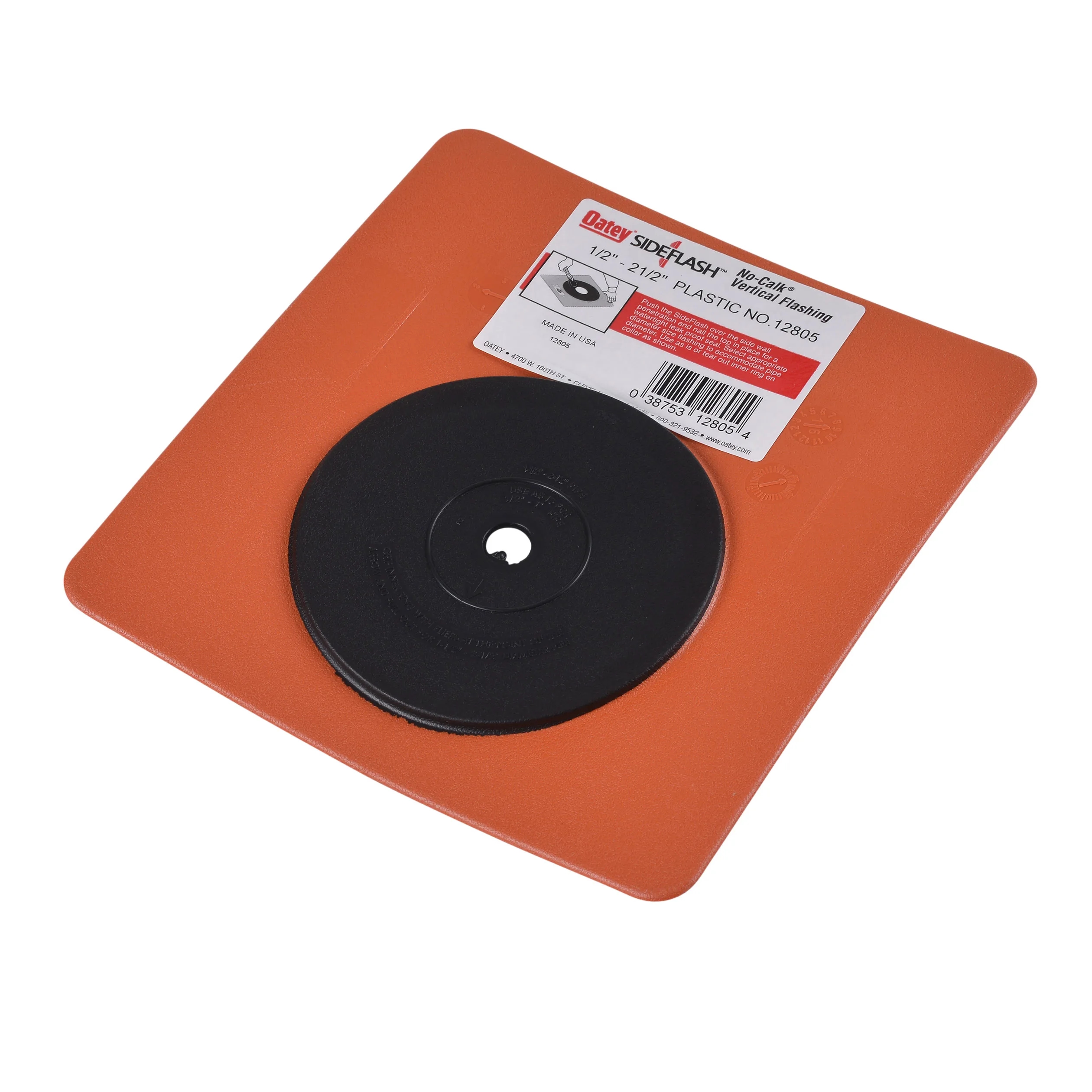 1/2" To 2-1/2" Sidefelash No Caulking Vertical Utility Pipe Flashing