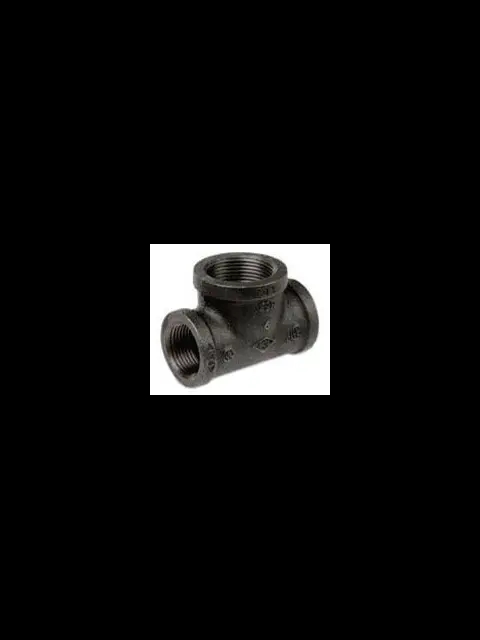 1-1/4" Ductile Iron Screwed Tee
