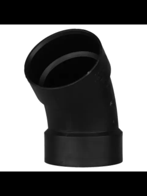 6 ABS 45 Elbow 1/8 Bend