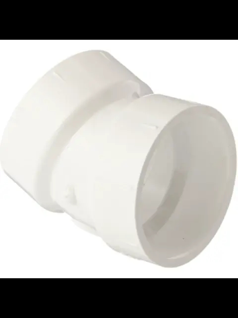 4" PVC DWV 1/16 Bend (HxH)