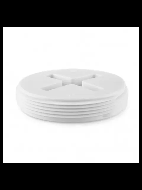 4" PVC DWV Flat Countersunk Plug
