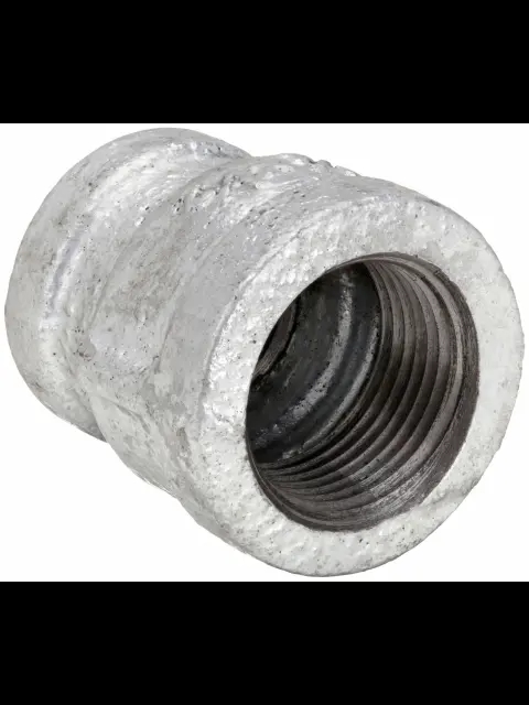 3" X 1" Galvanized Malleable Reducing Coupling