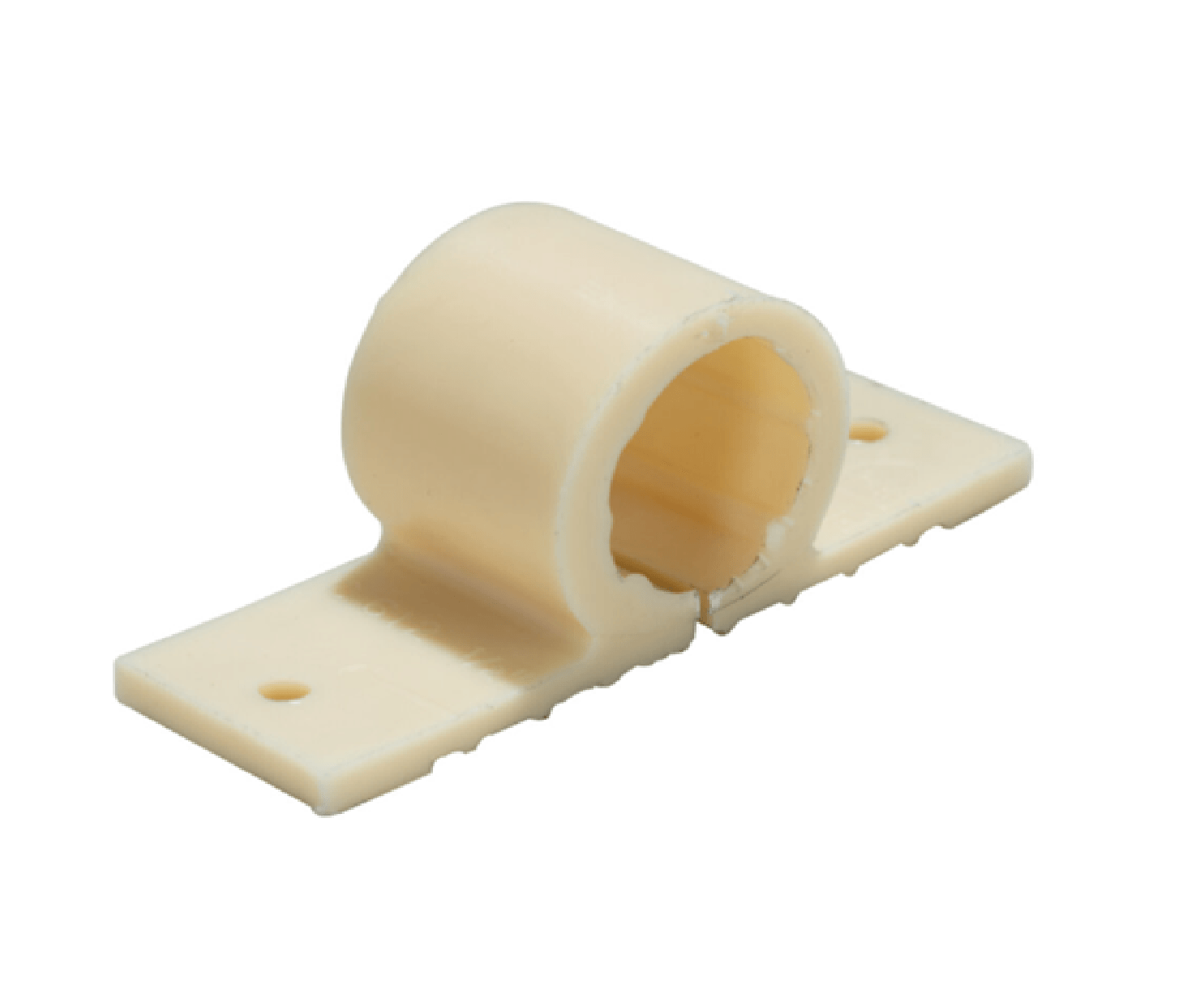 1" Plastic 2-Hole Pipe Clamp