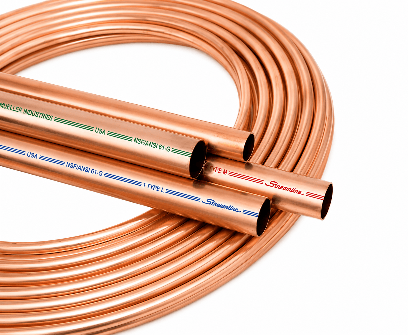 1-1/2" X 20' Copper Pipe Type L Hard