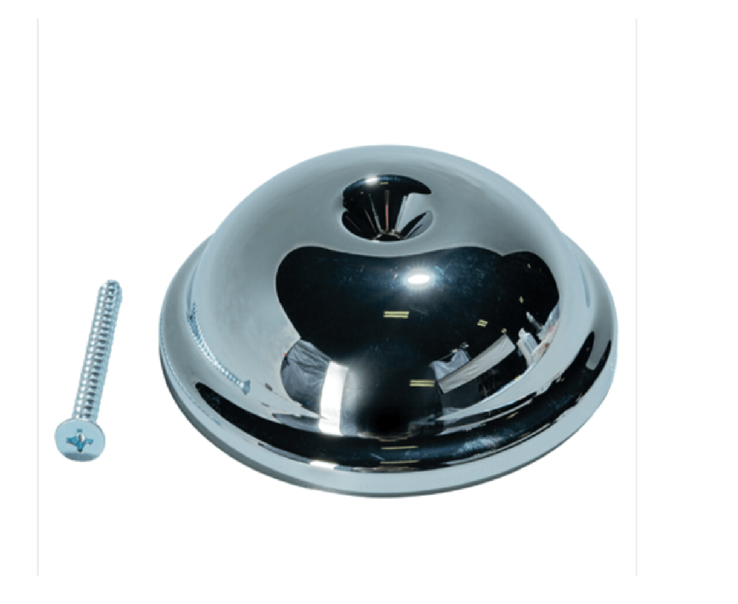4-1/2" ABS Bell Cleanout Cover (Polished Chrome)