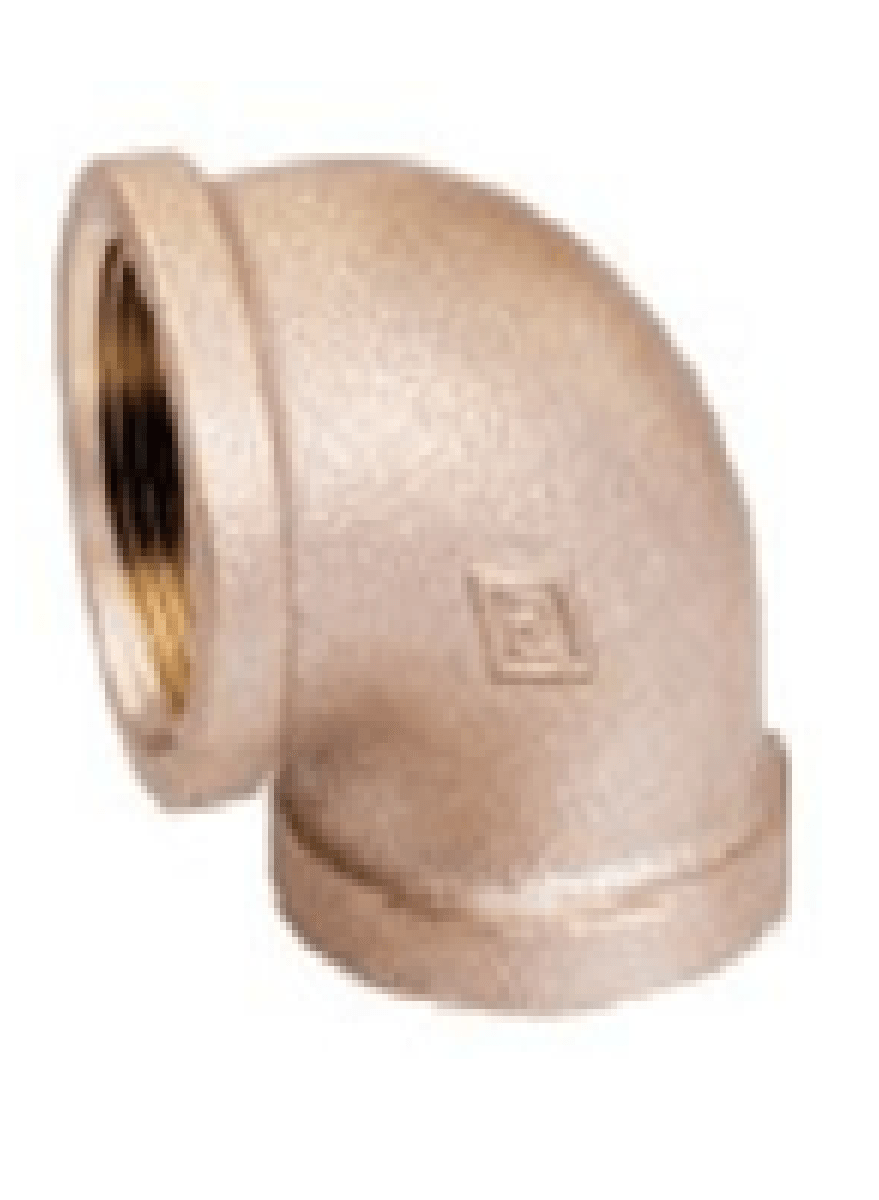 2-1/2" Brass Elbow 90