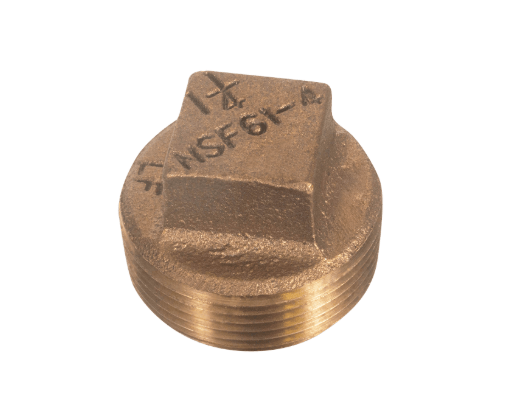 1-1/2" Brass Plug