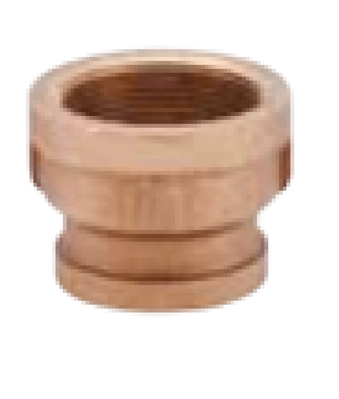 1-1/2" X 1" Brass Reducing Coupling