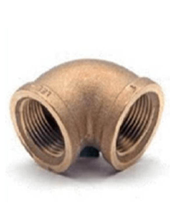 1-1/4" X 1" Brass Reducing Elbow