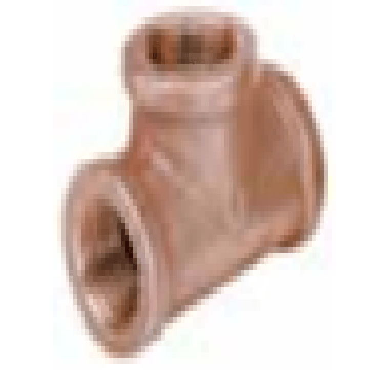 1-1/4" Brass Tee