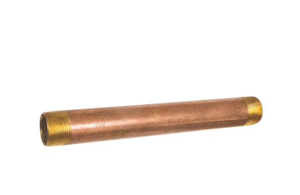 1-1/4" X 2" Brass Nipple