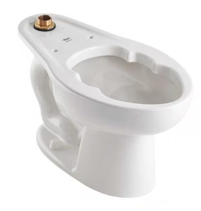 Madera 1.1 ? 1.6 gpf 15" Height Top Spud Elongated EverClean« Bowl With Bedpan Lugs