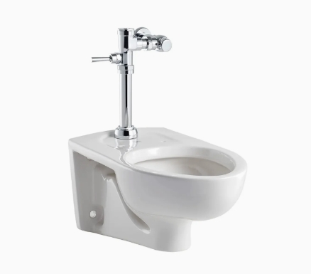 Afwall« Millennium« Wall-Hung EverClean« Toilet System With Manual Piston Flush Valve 1.28 gpf/4.8 Lpf