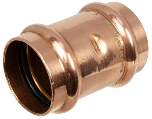 1" Copper Press Coupling W/Stop Press X Press