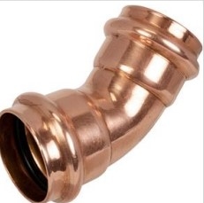 1/2" Copper Press 45 Drop Ear Elbow Press X Press