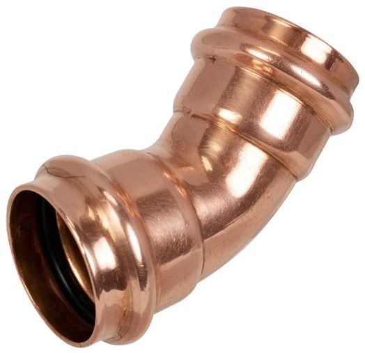 1-1/2" Copper Press 45 Elbow Press X Press