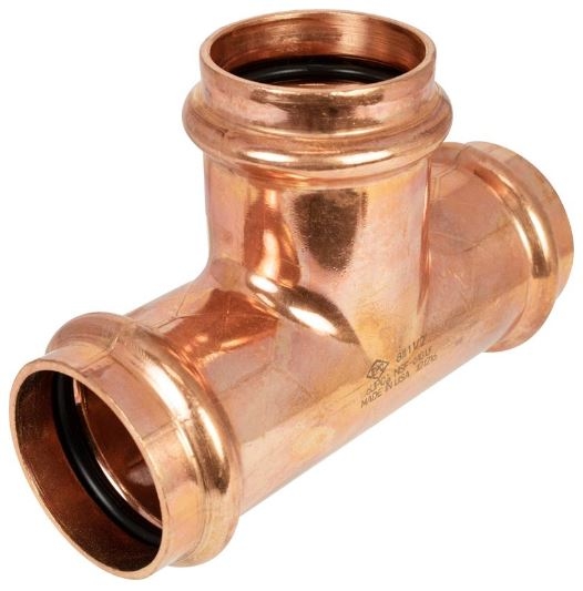 1" Copper Press Tee Press X Press X Press