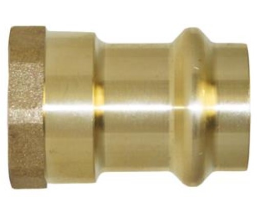 1/2" X 3/4" Copper Press Female Adapter Press X Female