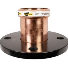 2-1/2" Copper Press Flange Press X Flange