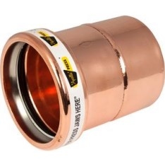 4" Copper Press Tube Cap