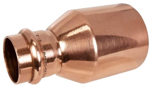 2" X 1-1/2" Copper Press Street Reducer FTG X Press