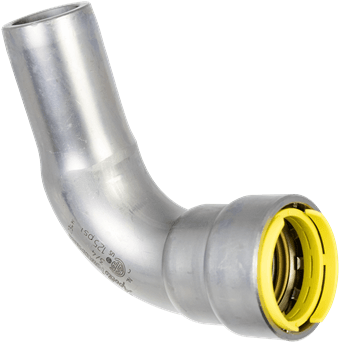 1" Carbon Steel 90 Elbow 407-2G Gas Press X FTG