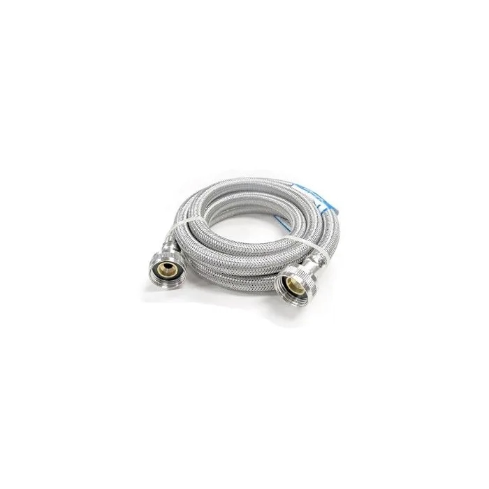 Easyflex EF-WM-34HB-72 3/4" FHT X 3/4" FHT X 72" Stainless Steel Washing Machine Connector