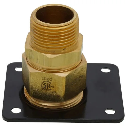 3/4" AutoFlare Retangular Steel Flange Adapter/Termination Mount