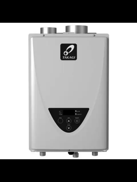 Takagi TK-510U-I-200 199 000 BTU Natural Gas/Liquid Propane Indoor Non-Condensing Ultra-Low NOx Tankless Water Heater (10 GPM)