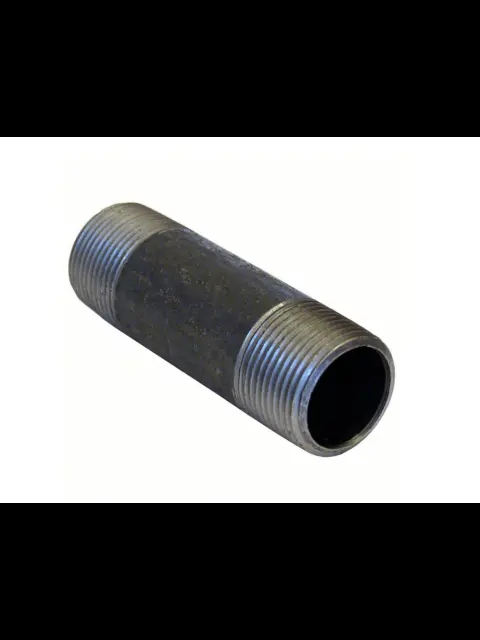 2" X 6" Black Steel Nipple