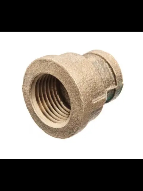 BF B-RC0302 1/2" X 3/8" BRASS RED CPLG