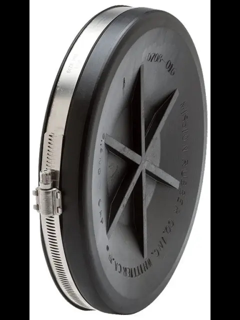 1-1/2" Flexible Rubber End Cap