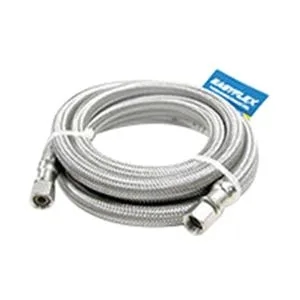Easyflex EF-IC-14C14C-5 1/4" COMP X 1/4" COMP X 60" Stainless Steel Ice Maker Connector