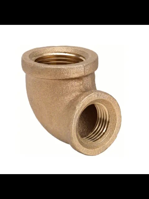 BF B-RL0804 2" X 3/4" BRASS RED ELBOW