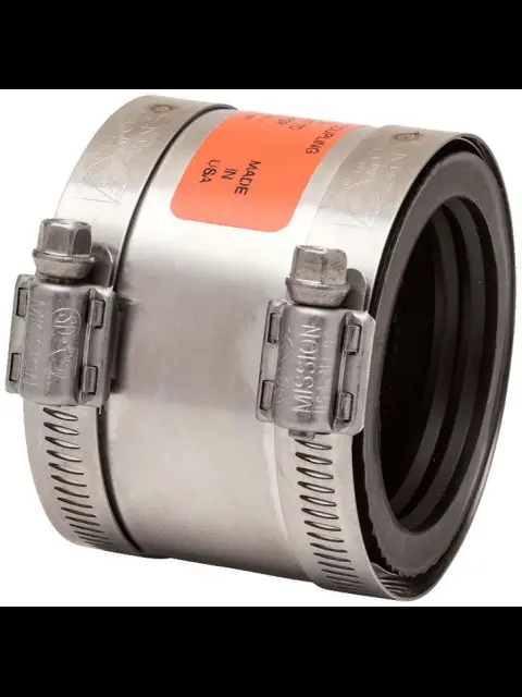 6" Cast Iron pipe to 6" Plastic Steel or Extra Heavy Cast Iron pipe Specialty Coupling