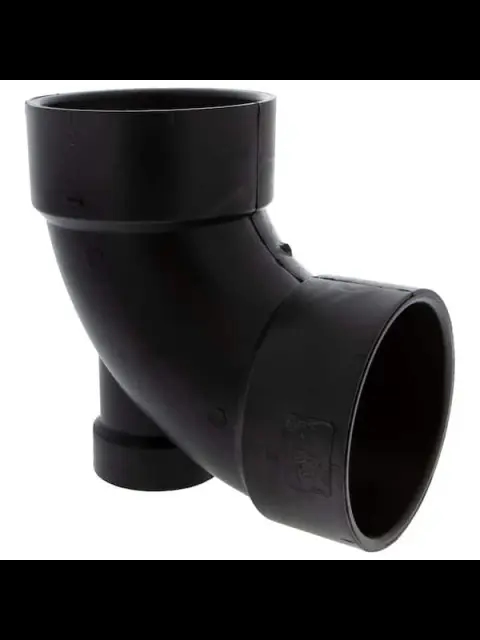 3" X 3" X 2" ABS 90░ 1/4 Bend Street W/Low Heel Inlet