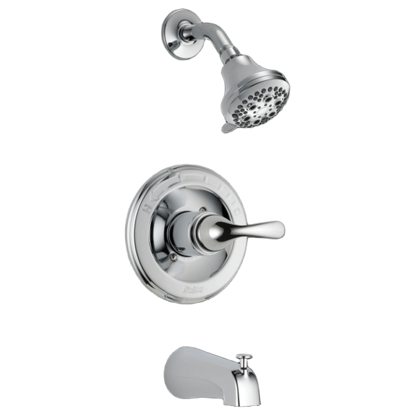Delta« Classic Monitor 13 Chrome T13420 Tub and Shower Trim 2 gpm 2-5/8" W 2 gpm Single-Function Shower Head