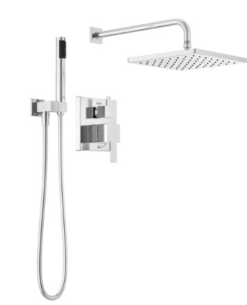 Delta 342701 Monitor« 14 Series Shower with Raincan Hand Shower & Rough Valve in Chrome
