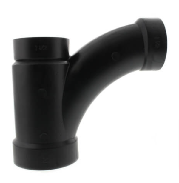 I157250-Nibco-I157250-2-x-1-1-2-x-1-1-2-Hub-ABS-DWV-Long-Radius-Combination-Tee-Wye-5812LR-
